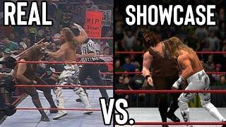 How Well Remade Was WWE 13 Attitude Era Modes First Match? - Showcase Vs. Real - Episode 1
