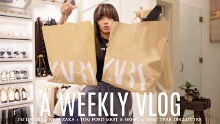 WEEKLY VLOG  I’m Dating New Zara Tom Ford Meet & Greet Decluttering My Life