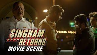 Ajay Devgn Ki Solid Entry  Singham Returns  Movie Scene