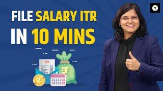 File Salary ITR in 10 mins  CA Rachana Ranade