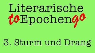 Sturm und Drang to go Die literarische Epoche in 45 Minuten