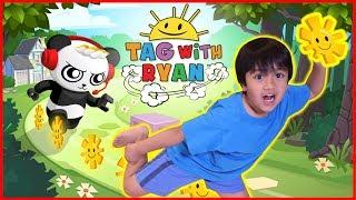 Ryan Plays Tag with Ryan Game on iPad with Mommy  Ryan VS Mommy Who scores higher Challenge