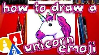 How To Draw The Unicorn Emoji 