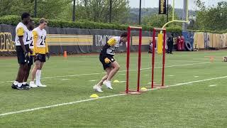 Highlights from Day 2 of Steelers Rookie Minicamp Roman Wilson Payton Wilson  Sights and Sounds