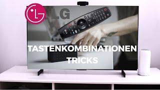 LG TV Tastenkombinationen Tricks