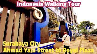 Walking Tour in Surabaya Indonesia Ahmad Yani Street