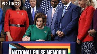 Pelosi signs legislation to designate the National Pulse Memorial