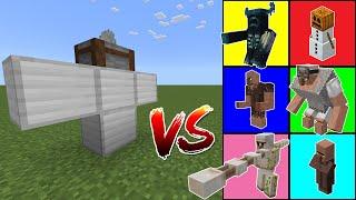 The Stonecutter Golem vs Minecraft Random Mobs