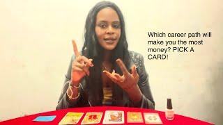 Which career path will you make the most money ? PICK A CARD