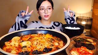 새해 복 많이 받으세요뜨끈뜨끈 한우곱창전골 먹방 Mukbang Eating Show