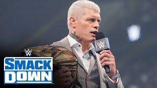 Cody Rhodes grants Solo Sikoa a SummerSlam match SmackDown highlights July 12 2024