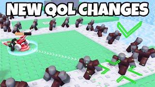 ALL NEW QOL CHANGES in Roblox Tower Defense X TDX
