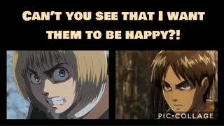 Friends to Rivals  ASMR  Armin Arlert VS Eren Yeager x Listener