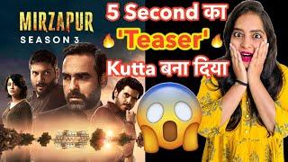 Mirzapur 3 Teaser REVIEW  Deeksha Sharma