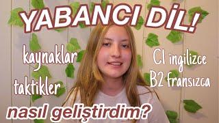 YABANCI DİLLERİMİ NASIL BU KADAR GELİŞTİRDİM? SORU CEVAP  kullandığım kaynaklar taktikler…