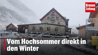 Wettersturz Vom Hochsommer direkt in den Winter  krone.tv NEWS