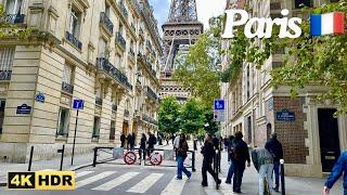 14 September 2024 FRANCE  PARIS Autumn  walk  4KHDRwalking video Paris Best destination la tour