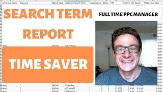 Advanced Amazon PPC Search Term Report Time Saver
