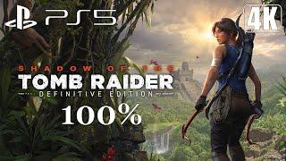 Shadow of the Tomb Raider Definitive Edition - Full Game 100% Longplay Walkthrough 4K 60FPS