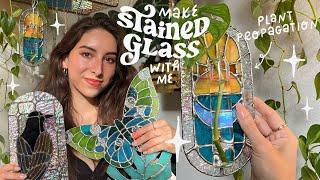 make stained glass with me  plant propagation station 