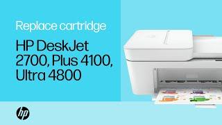 Replace Ink Cartridges  HP DeskJet 2700 Plus 4100 Ultra 4800 Printer Series  HP Support