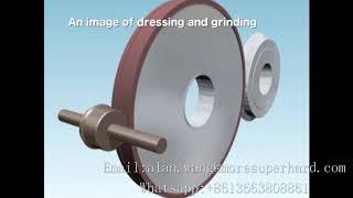 Diamond rotary dresser process
