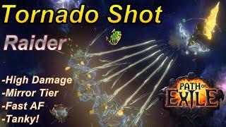 3.22 The Best Tornado Shot Build Destroy End Game - Path of Exile