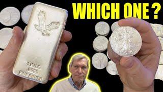 Should You Buy Silver Bars or Coins?  My silver dealer weighs in too