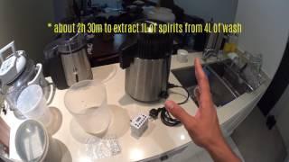 Home Distillation - Part 2 Distilling Wash into Spirits