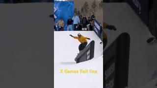 @XGames rail line was 1010 this year #snowboarding #xgames