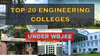 Top 20 Engineering Colleges Under WBJEE 1.8 Cr highest package Fee structure & Admission #wbjee