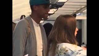 Stromae & Coralie Barbier in NYC JFK