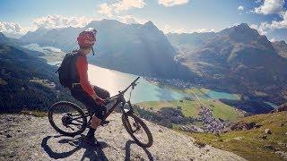 The best MTB trail in the World Corvatsch ENDURO Trail in St. Moritz part 1