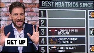 Greeny has issue with Bulls trio of Jordan Pippen & Rodman being ranked 3rd best  Get Up