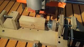cheapest CNC 4th axis ever build Homemade