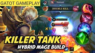 GATOTKACA KILLER TANK EXP LANE MONSTER - GATOTKACA BEST BUILD 2024 - MLBB