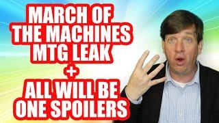 March Of The Machines MTG LEAK + Crazy Phyrexia All Will Be One Spoilers + Universe Within Cards