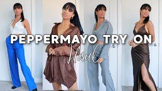 peppermayo try on haul 2021  TRENDY CLOTHING HAUL 2021