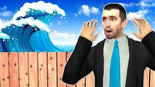 Tsunami Survival in a FORT Garrys Mod