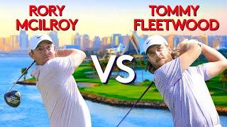 Every Shot Of Rory McIlroy vs Tommy Fleetwood  2024 Dubai Invitational