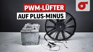 PWM nur auf Plus&Minus anschließen? So gehts