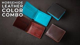 Theyre Back Horsehide Leather Color Combo Wallets
