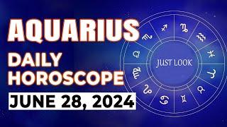 Aquarius Daily Horoscope Today June 28 2024