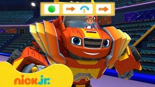 Blaze and Crusher Run in a Robot Race  Blaze and the Monster Machines  Nick Jr.