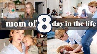 MOM OF 8 KIDS DAY IN THE LIFE  STAY AT HOME MOM  TWIN TODDLERS + NEWBORN