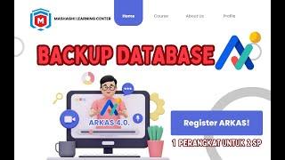 #arkas CARA BACKUP DATA BASE ARKAS  & OPERASI 2 ARKAS DALAM SATU LAPTOP