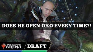 DOES HE OPEN OKO EVERY TIME?  Outlaws Of Thunder Junction Draft  MTG Arena