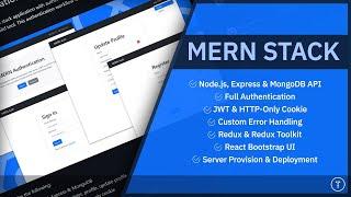 MERN Crash Course  JWT Authentication Redux Toolkit Deployment & More