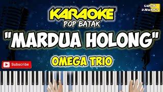 Karaoke Pop Batak - MARDUA HOLONG - Omega Trio  Musik by Carlos Djemarut