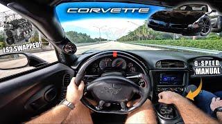 LOUD 580HP Cammed LS3 Swapped C5 Corvette POV Drive 4K  - RAW LS3 HARD PULLS no yapping